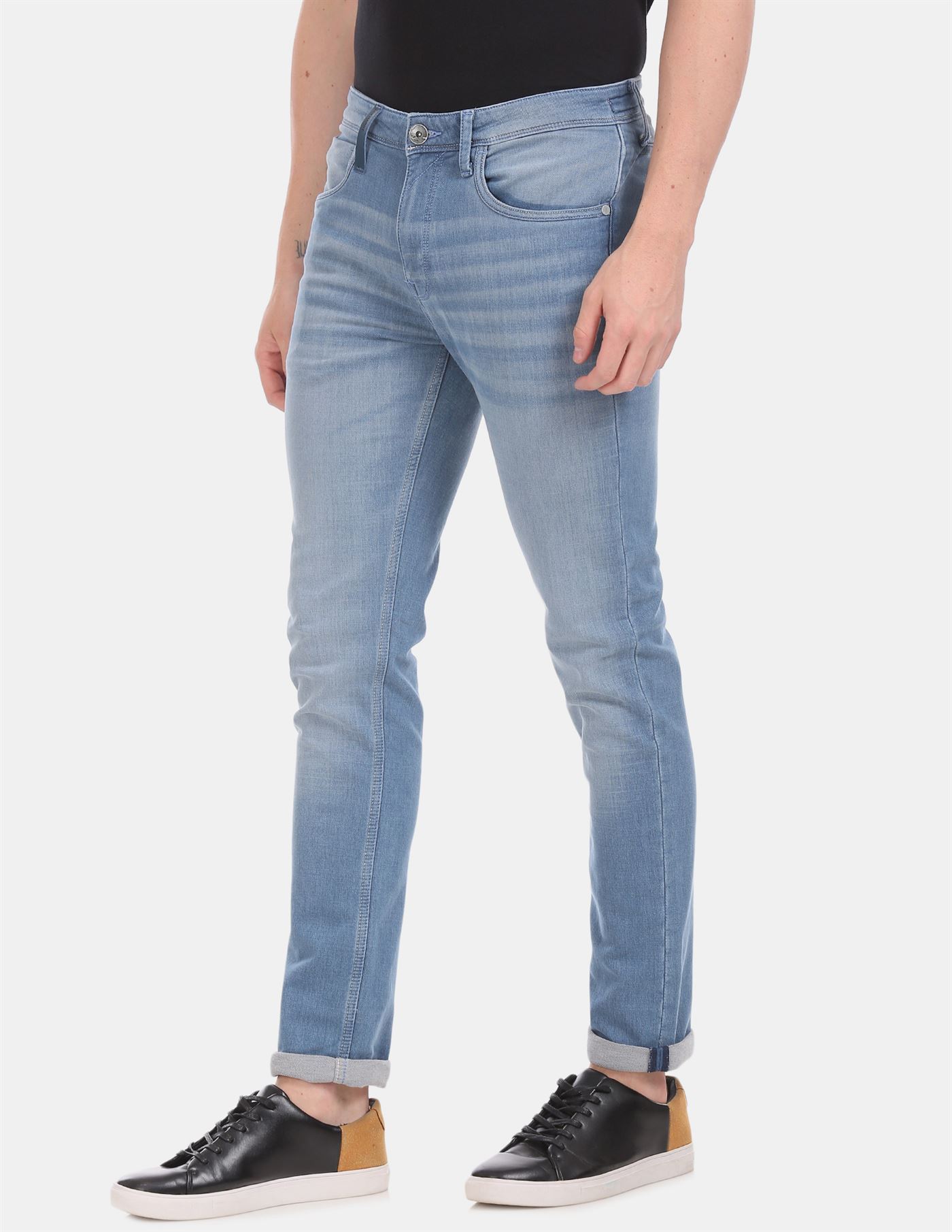 Ed Hardy Men Casual Wear Blue Jeans